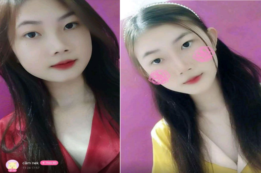 Cô nàng dễ thương tự sướng bị rò rỉ video